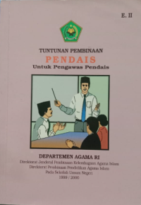 Tuntunan Pembinaan PENDAIS Untuk Pengawas Pendais