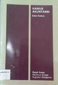 Image of KAMUS AKUNTANSI Edisi Kedua