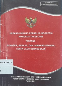 Undang-Undang Republik Indonesia